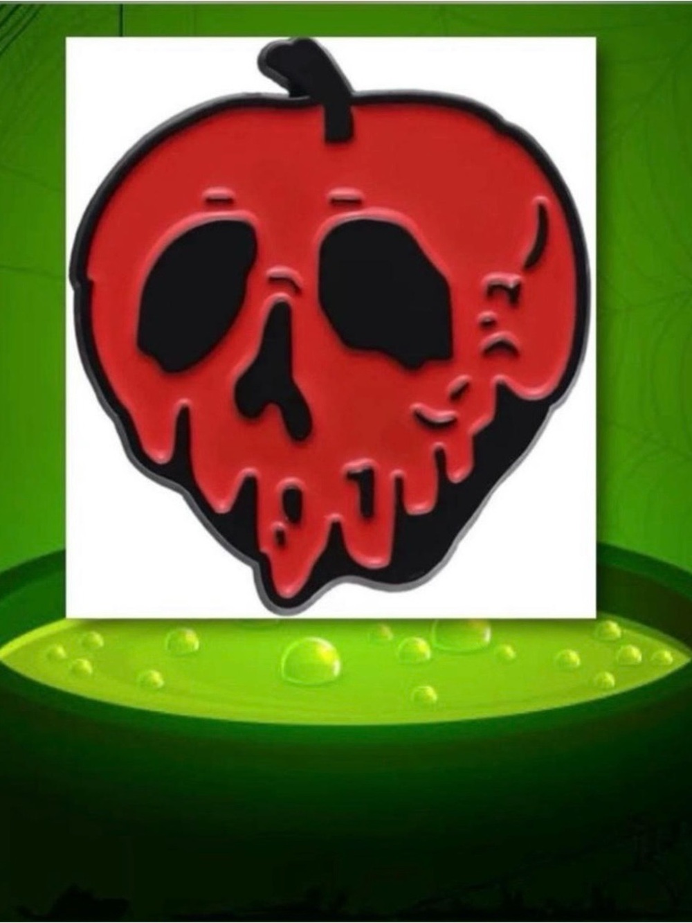 $2 Red Skull Apple pin $2 WITH ANY $10 ORDER OR MORE